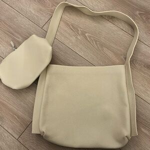 Cream Color leather bag